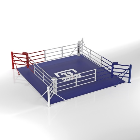 Купить Ринг боксерский напольный Totalbox на упорах 6х6м в Суровикине 